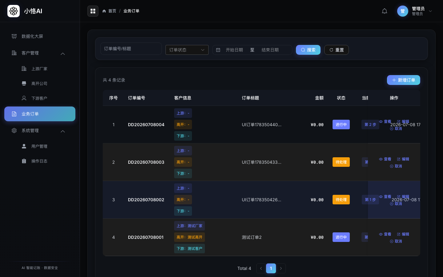 订单管理